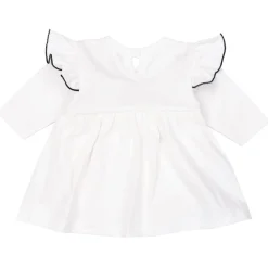 Sukienka z body Black Teddy Bear - White