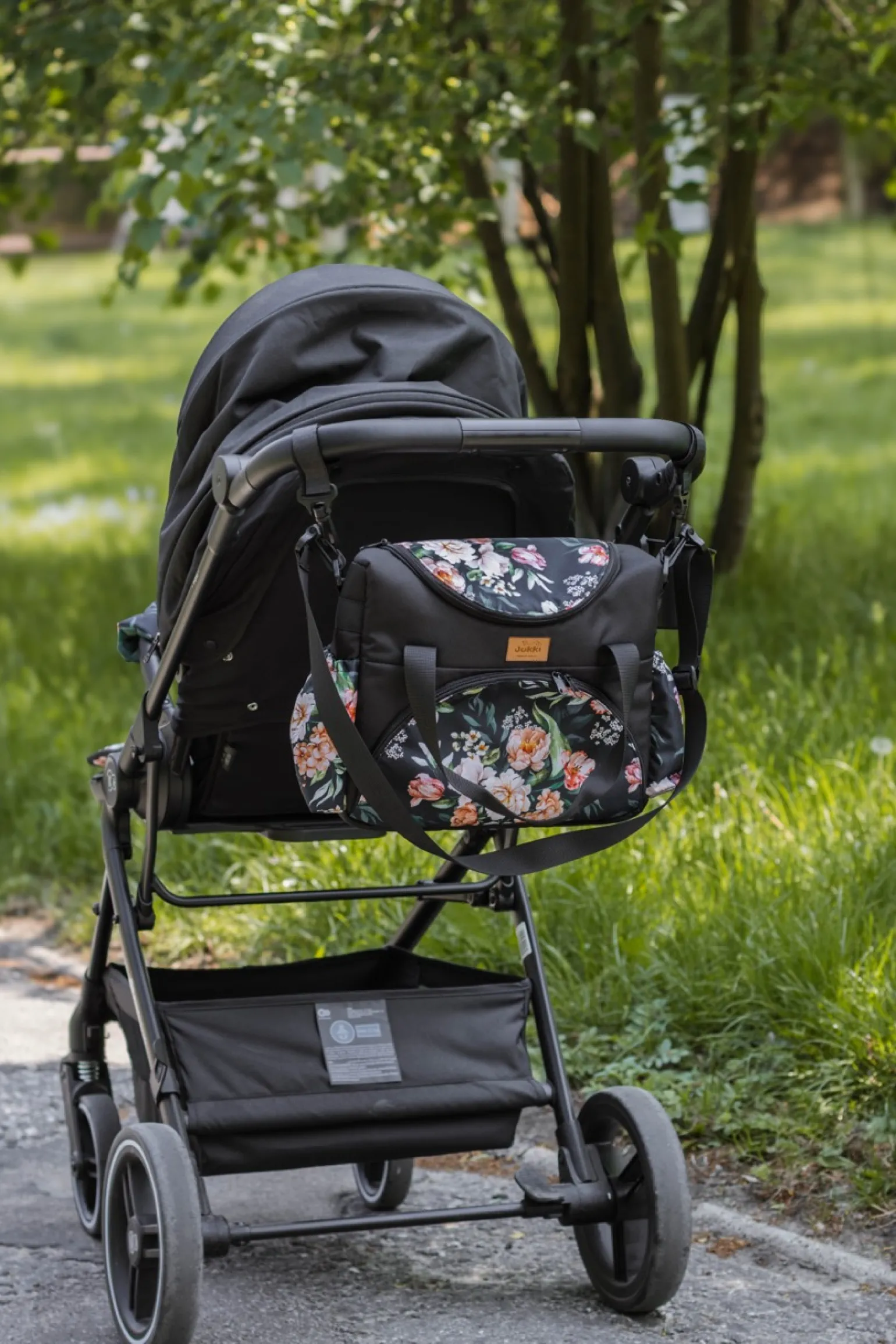 Torba do wózka Peony Black