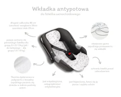 Wkładka antypotowa do fotelika 0-13 kg i 9-18kg - Balloon Travel