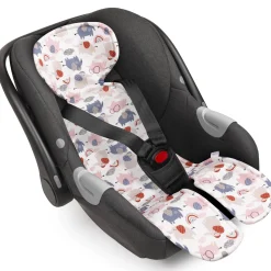Wkładka antypotowa do fotelika 0-13 kg i 9-18kg - Pink Elephants
