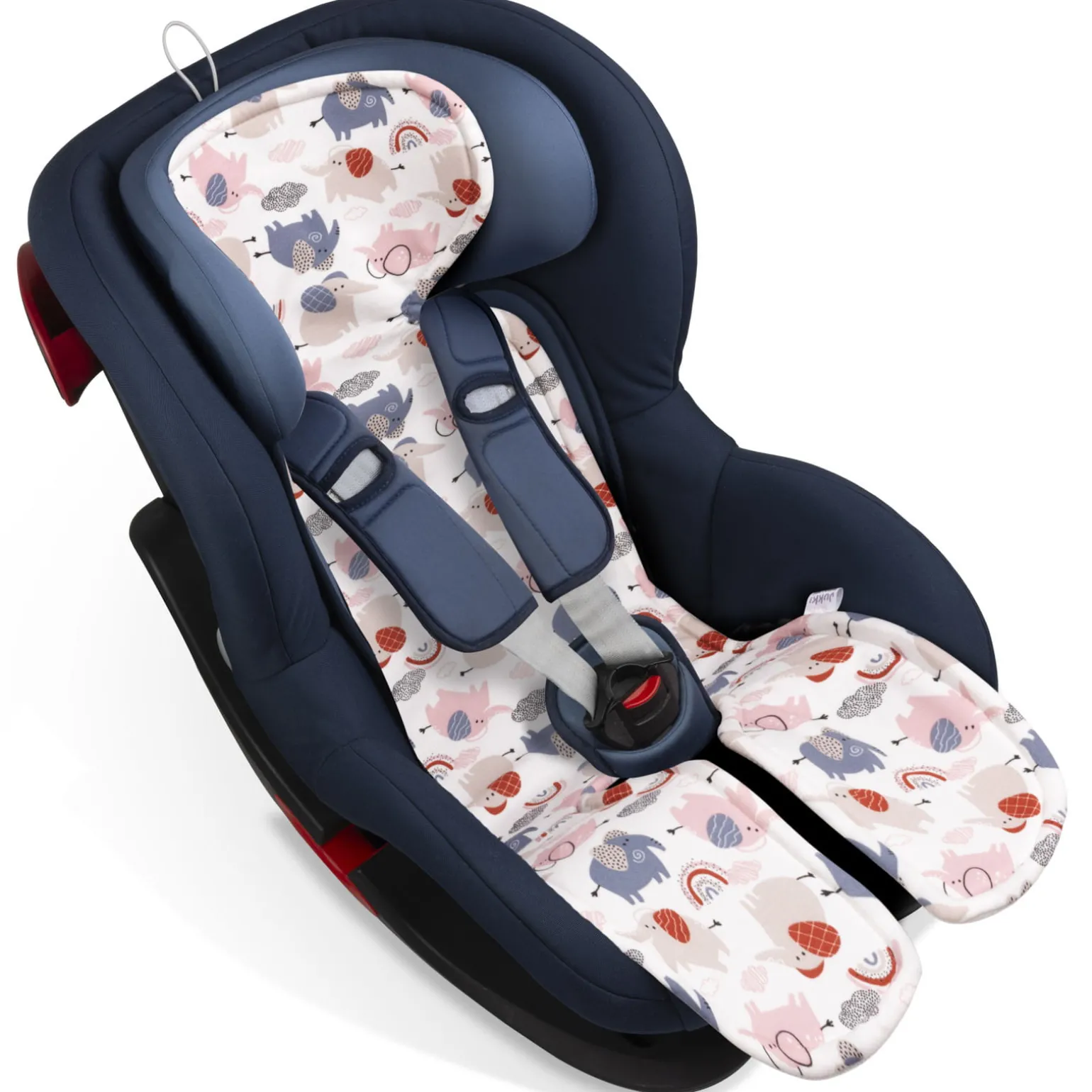 Wkładka antypotowa do fotelika 0-13 kg i 9-18kg - Pink Elephants