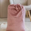 Worek na zestaw przedszkolaka - Old Rose minky