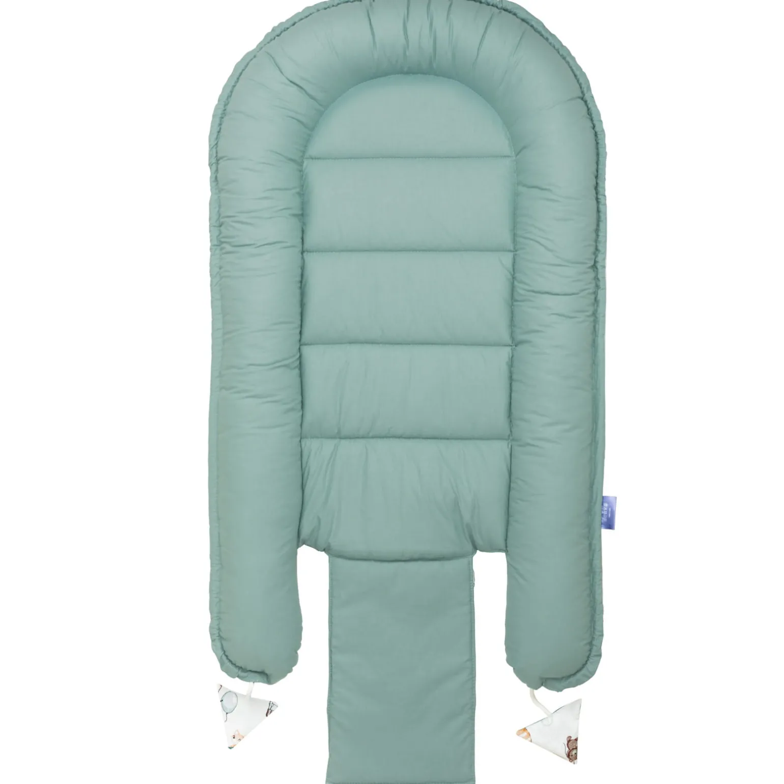 Zestaw 5 elementowy Comfort - Balloon Travel i szmaragdowe Minky