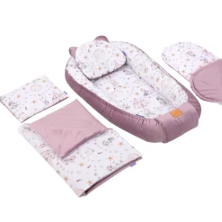 Zestaw 5 elementowy Comfort - Candy Circus i wrzosowy Soft Velvet