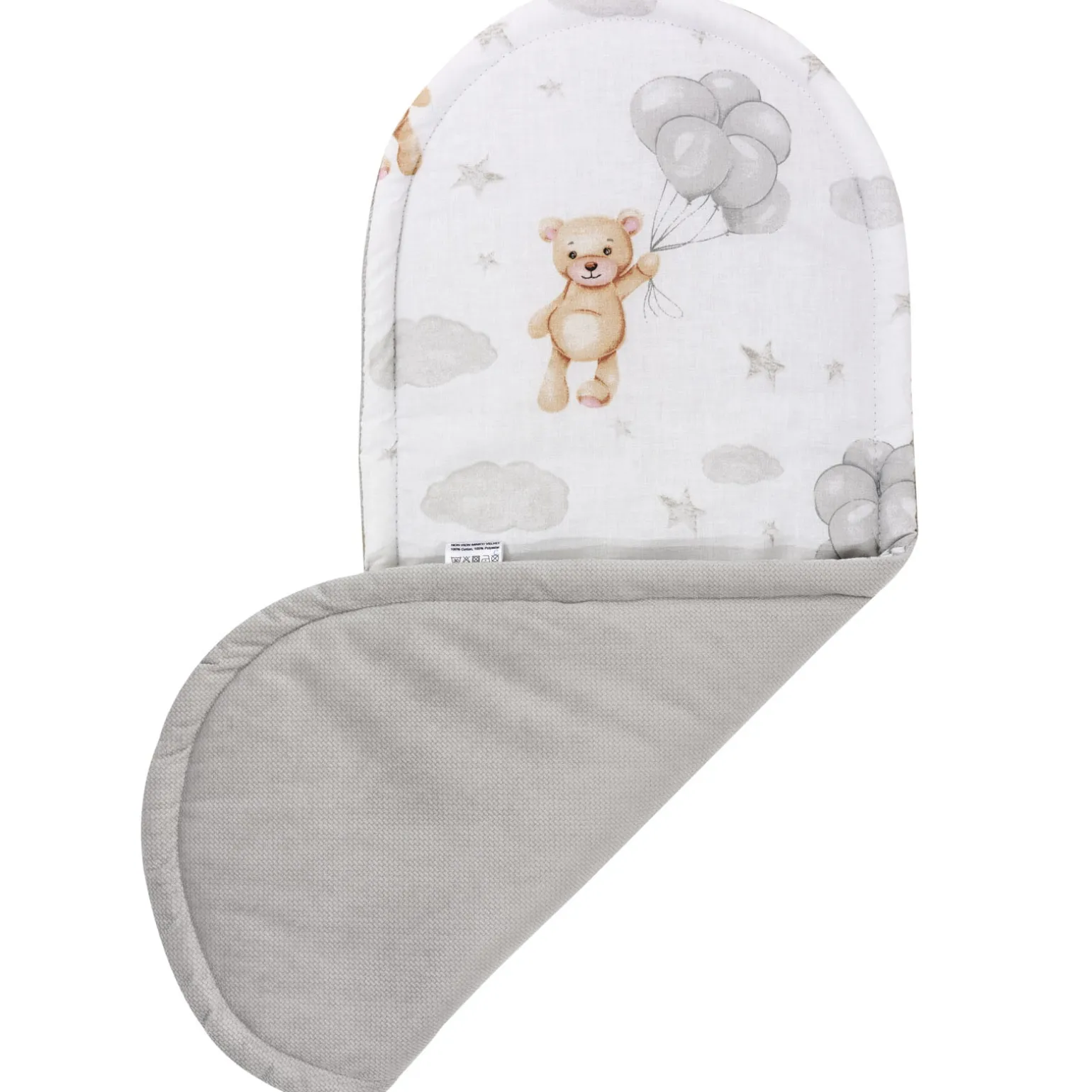 Zestaw 5 elementowy Comfort - Cloudy Bears i Szary Velvet