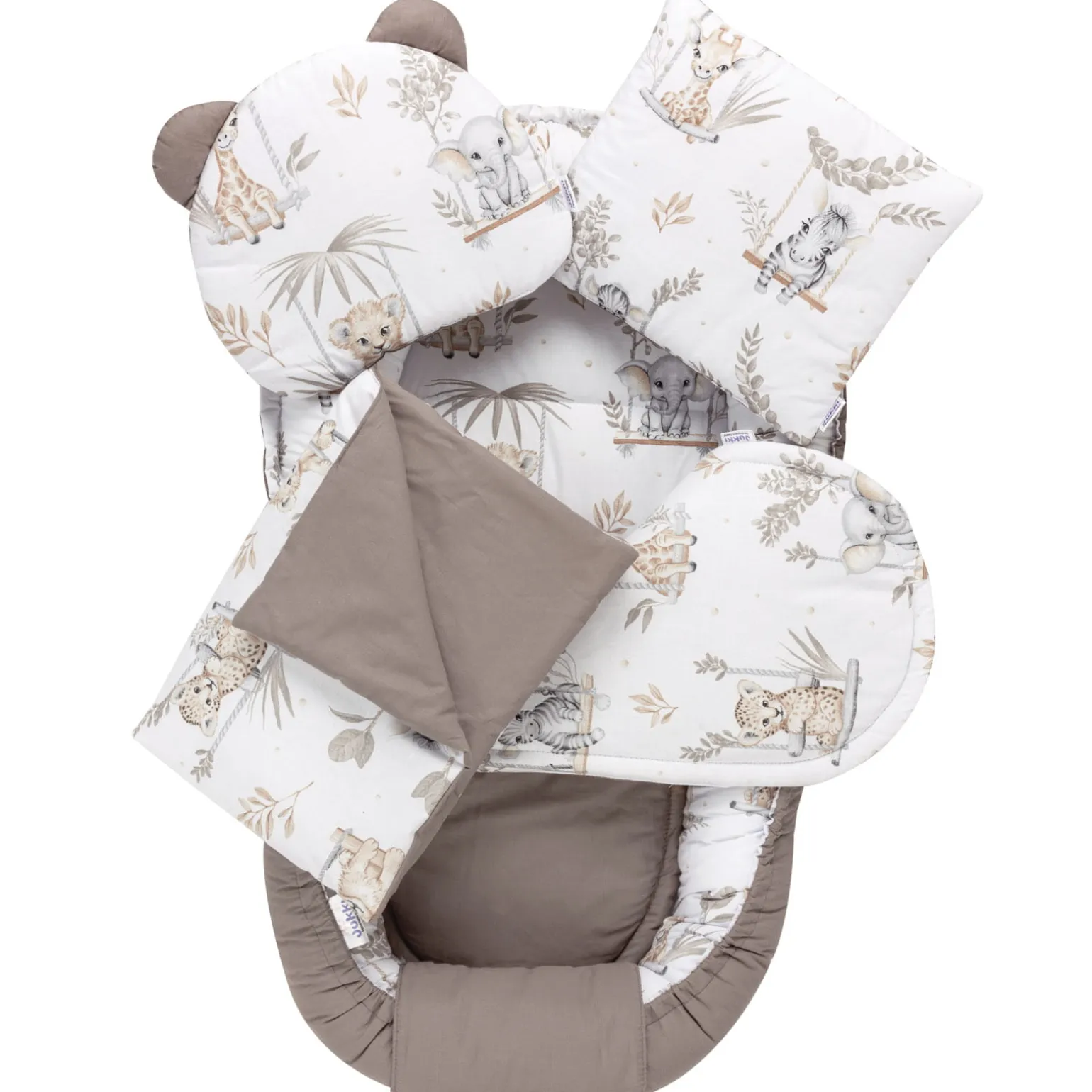 Zestaw 5 elementowy Comfort - Happy Jungle (bawełniany)