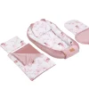 Zestaw 5 elementowy Comfort - Little Fairy i Smokey Pink Soft Velvet