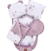 Zestaw 5 elementowy Comfort - Lovely Mouse i Wrzosowy Soft Velvet