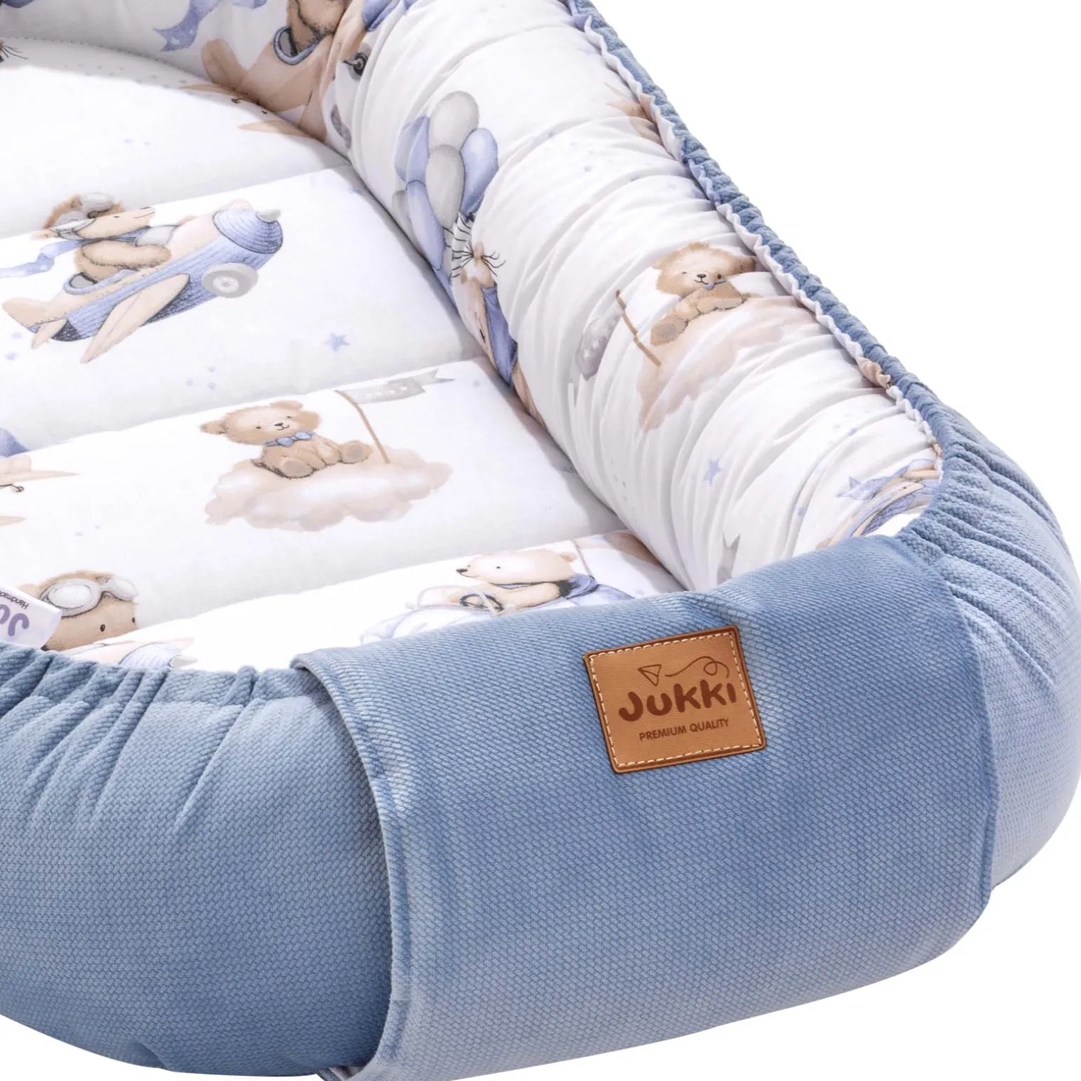 Zestaw 5 elementowy Comfort - Pilot Bears i jeansowy Velvet
