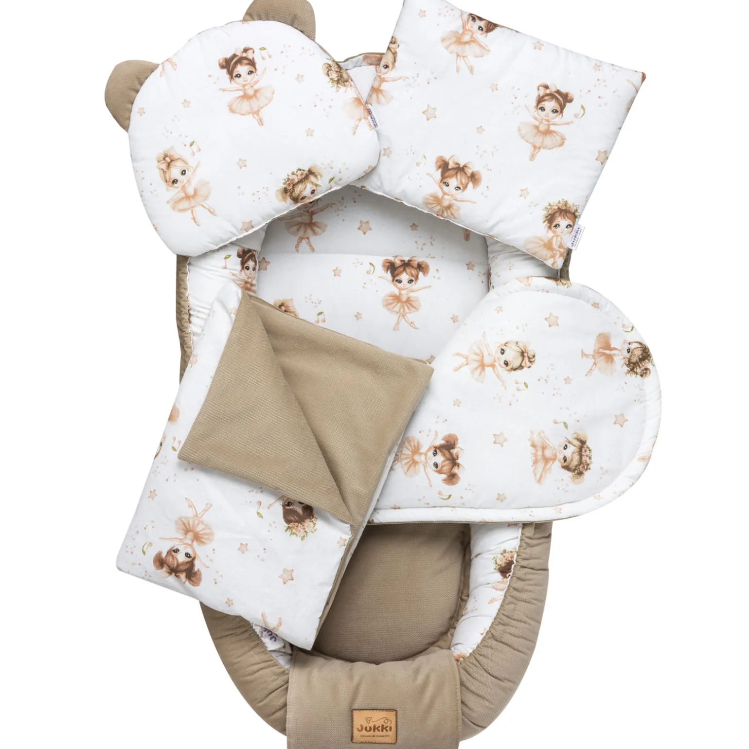 Zestaw 5 elementowy Comfort - Prima Ballerina i Cappuccino Velvet