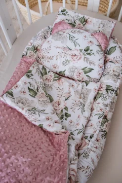 Zestaw 5 elementowy Comfort - Secret Garden i Old Rose Minky