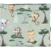 Zestaw 5 elementowy Comfort - Tropical Animals i butelkowy Velvet