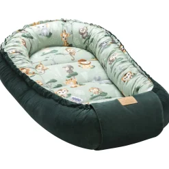 Zestaw 5 elementowy Comfort - Tropical Animals i butelkowy Velvet