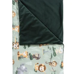 Zestaw 5 elementowy Comfort - Tropical Animals i butelkowy Velvet