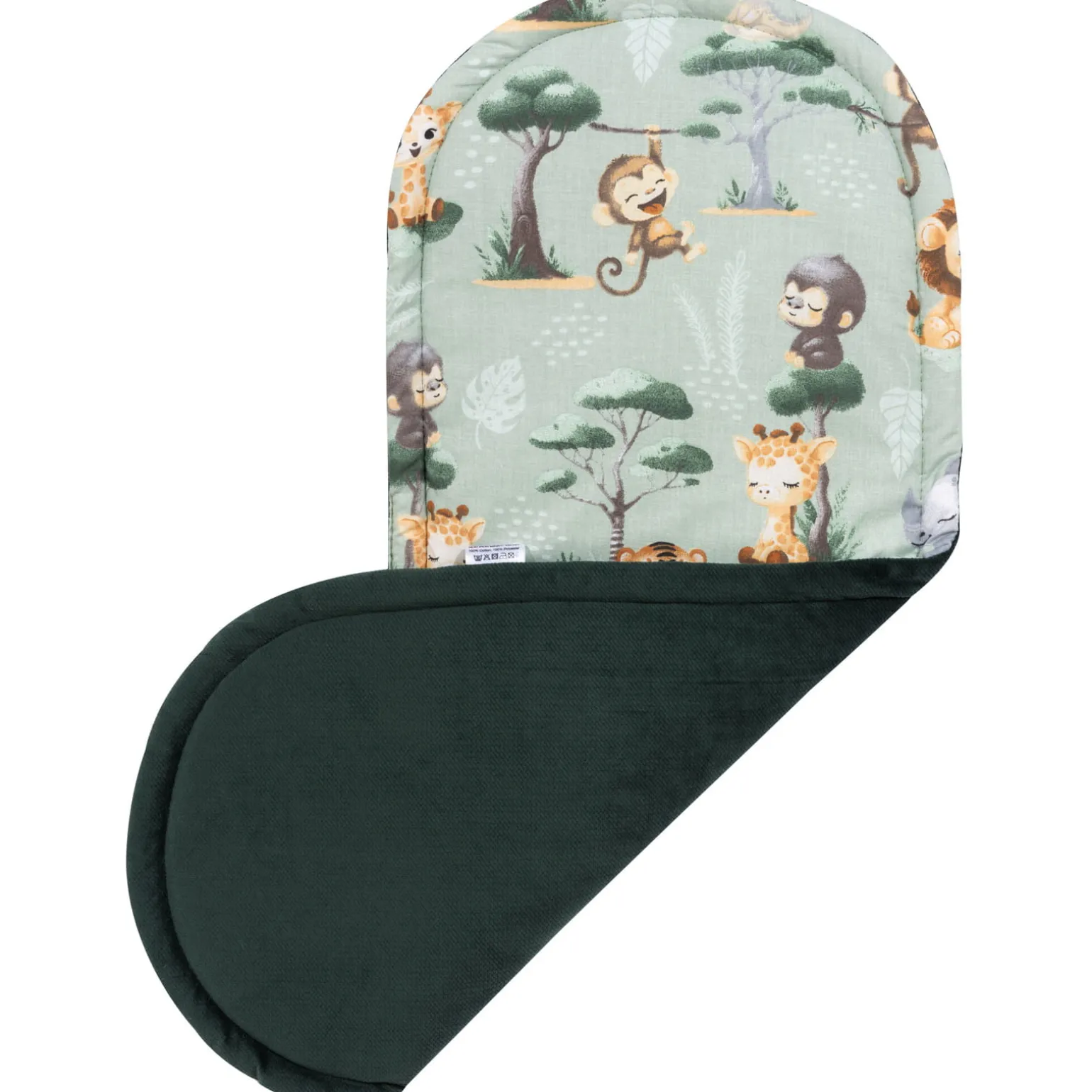 Zestaw 5 elementowy Comfort - Tropical Animals i butelkowy Velvet