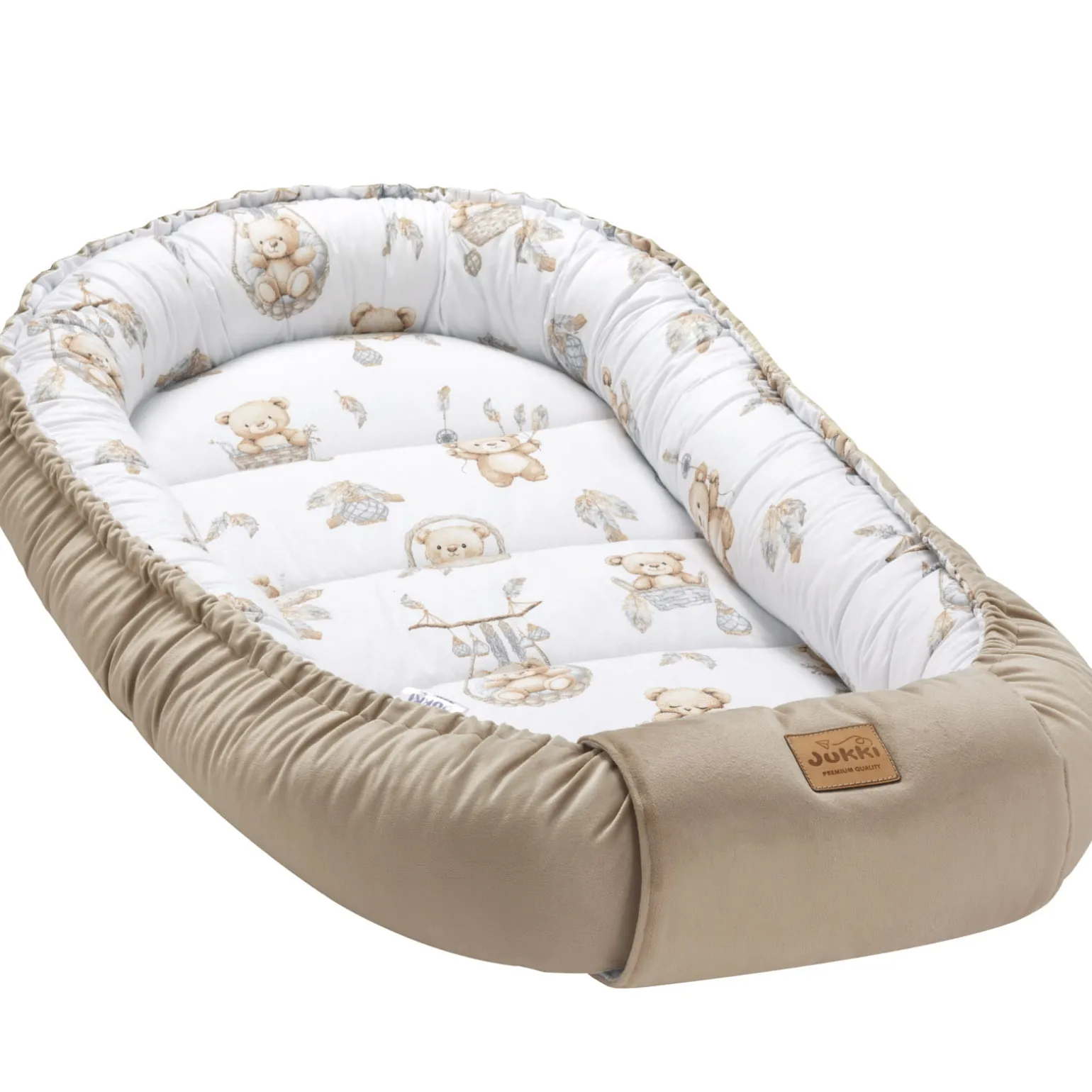 Zestaw 5 elementowy XXL - Boho Bears i Cappuccino Soft Velvet