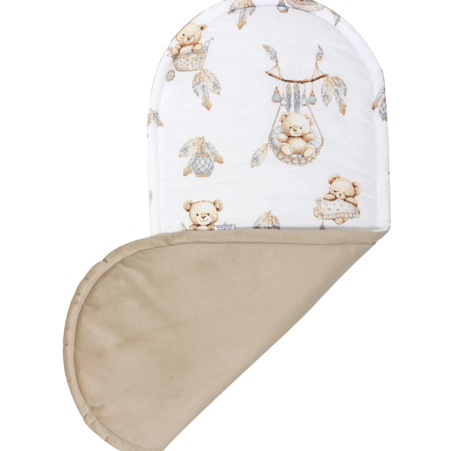 Zestaw 5 elementowy XXL - Boho Bears i Cappuccino Soft Velvet