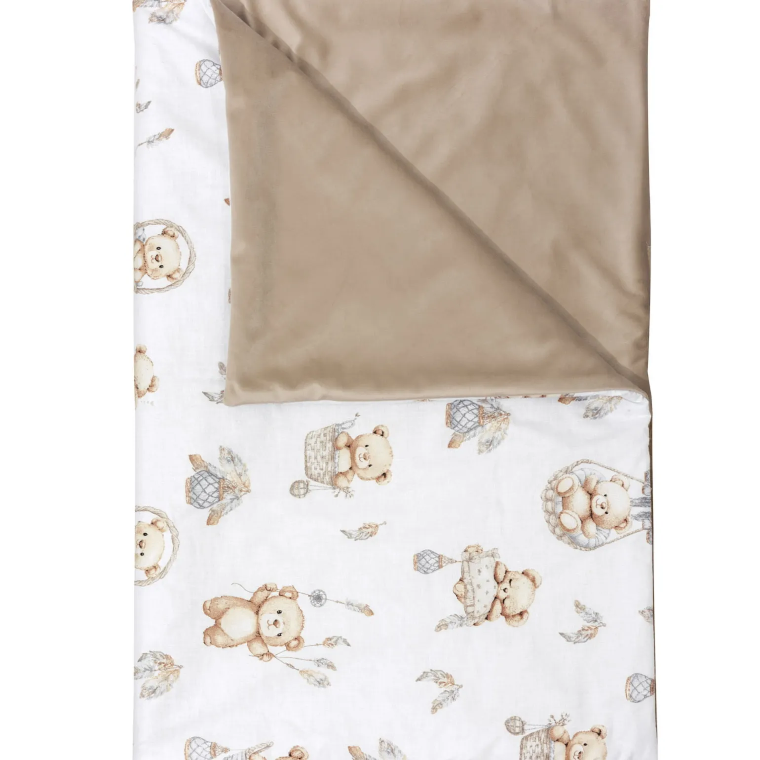 Zestaw 5 elementowy XXL - Boho Bears i Cappuccino Soft Velvet