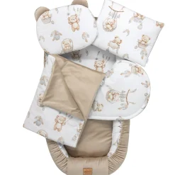 Zestaw 5 elementowy XXL - Boho Bears i Cappuccino Soft Velvet