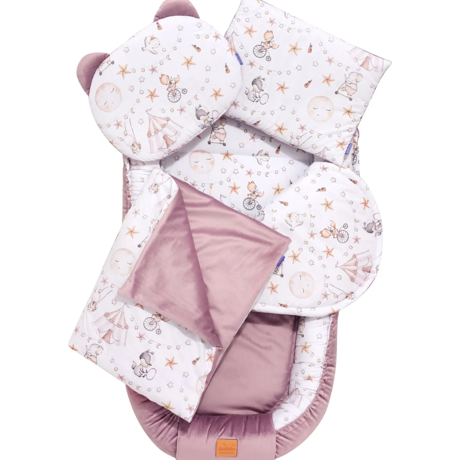 Zestaw 5 elementowy XXL - Candy Circus i wrzosowy Soft Velvet