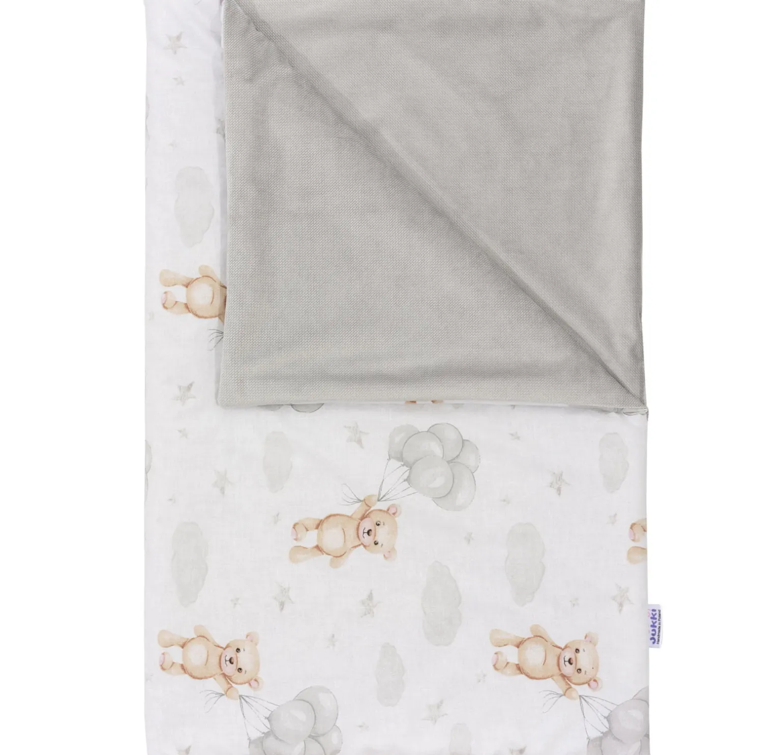 Zestaw 5 elementowy XXL - Cloudy Bears i szary Velvet