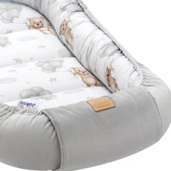 Zestaw 5 elementowy XXL - Cloudy Bears i szary Velvet