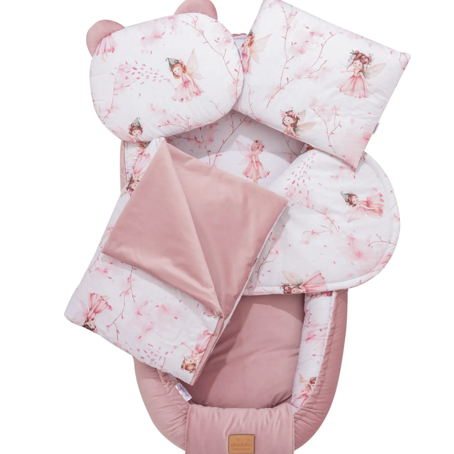 Zestaw 5 elementowy XXL - Little Fairy i Smokey Pink Soft Velvet