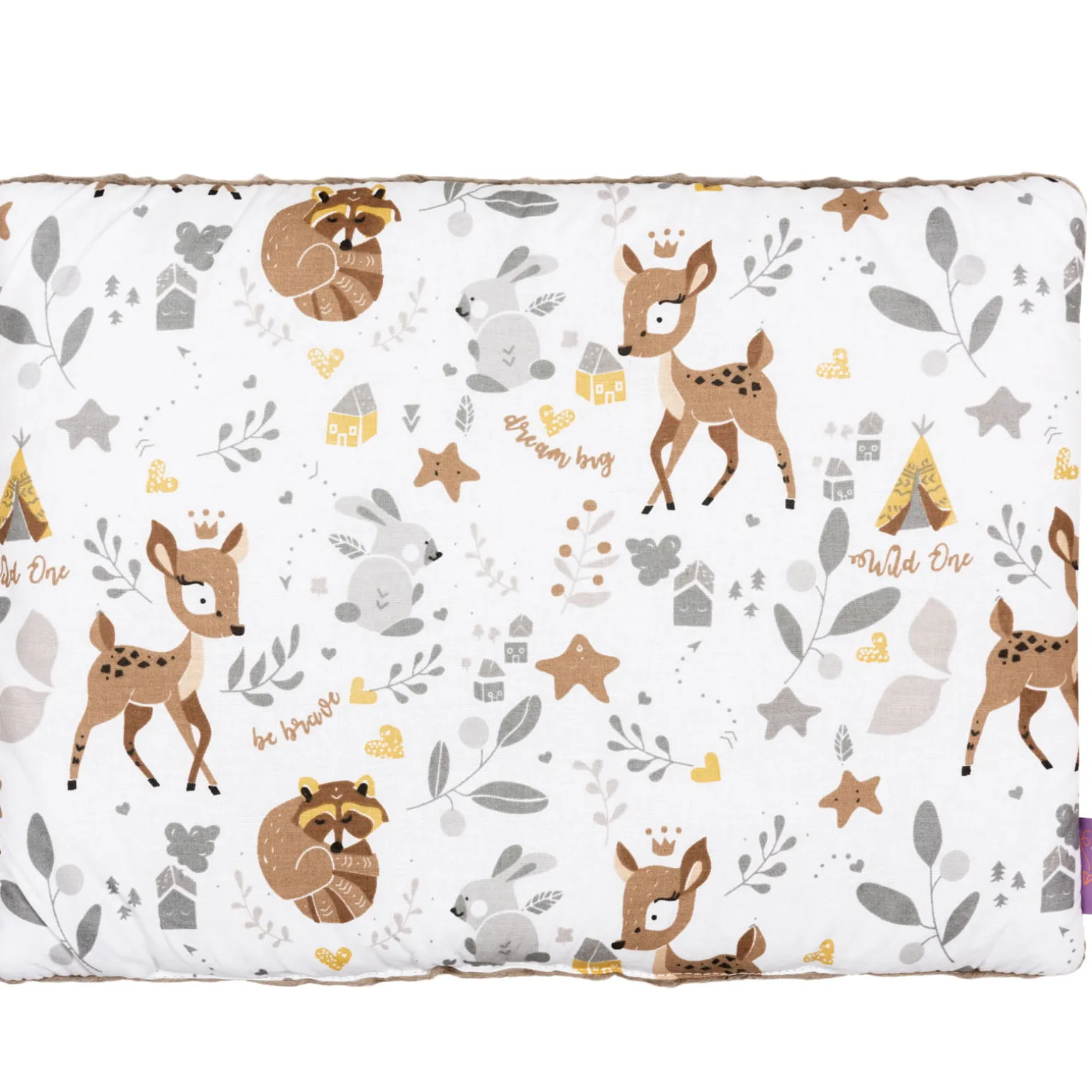 Zestaw 5 elementowy XXL - Magical Woodland i mokka Minky