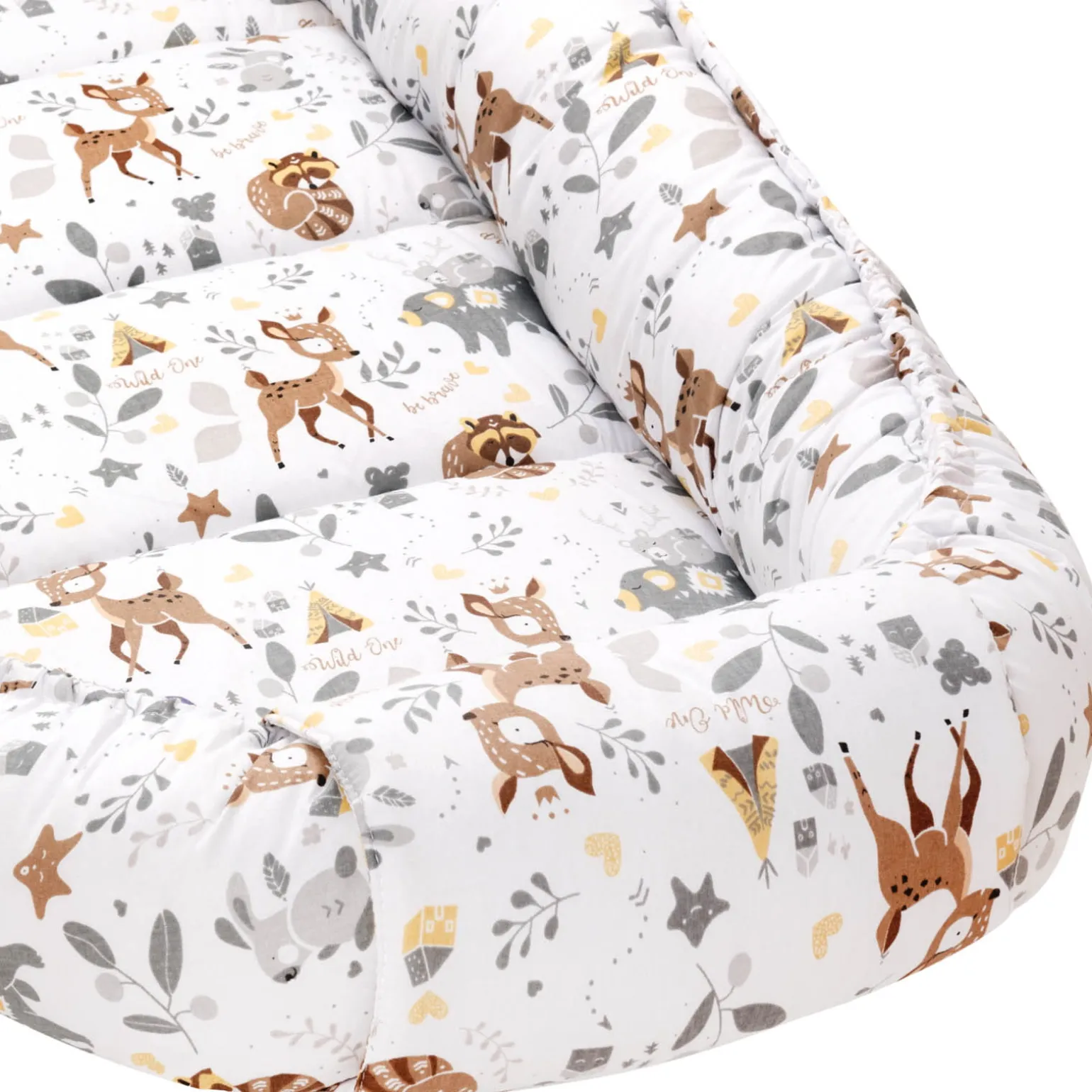 Zestaw 5 elementowy XXL - Magical Woodland i mokka Minky