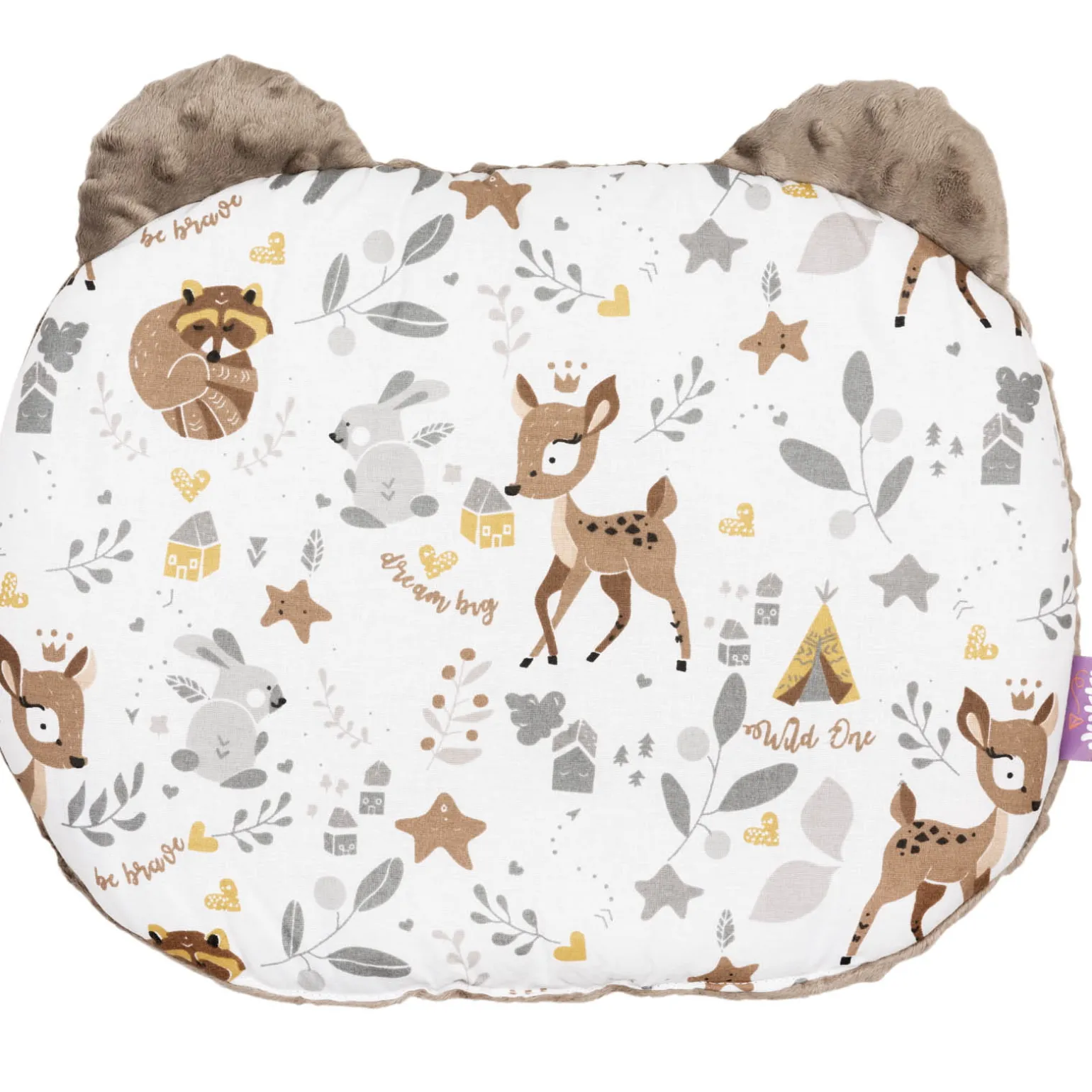 Zestaw 5 elementowy XXL - Magical Woodland i mokka Minky