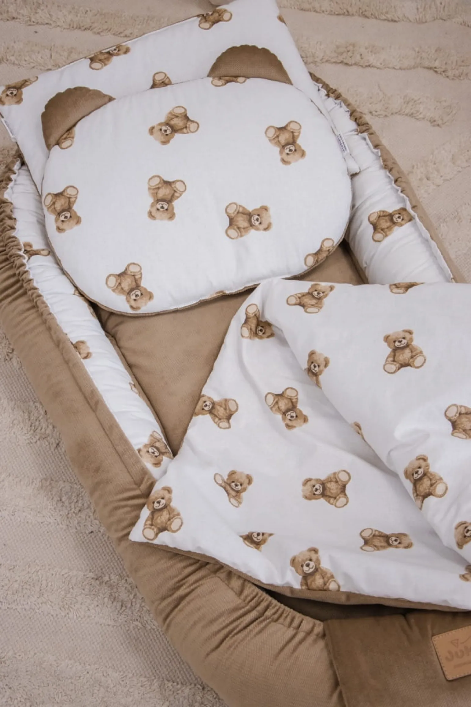 Zestaw 5 elementowy XXL - Mr. Teddy i Caramel Velvet