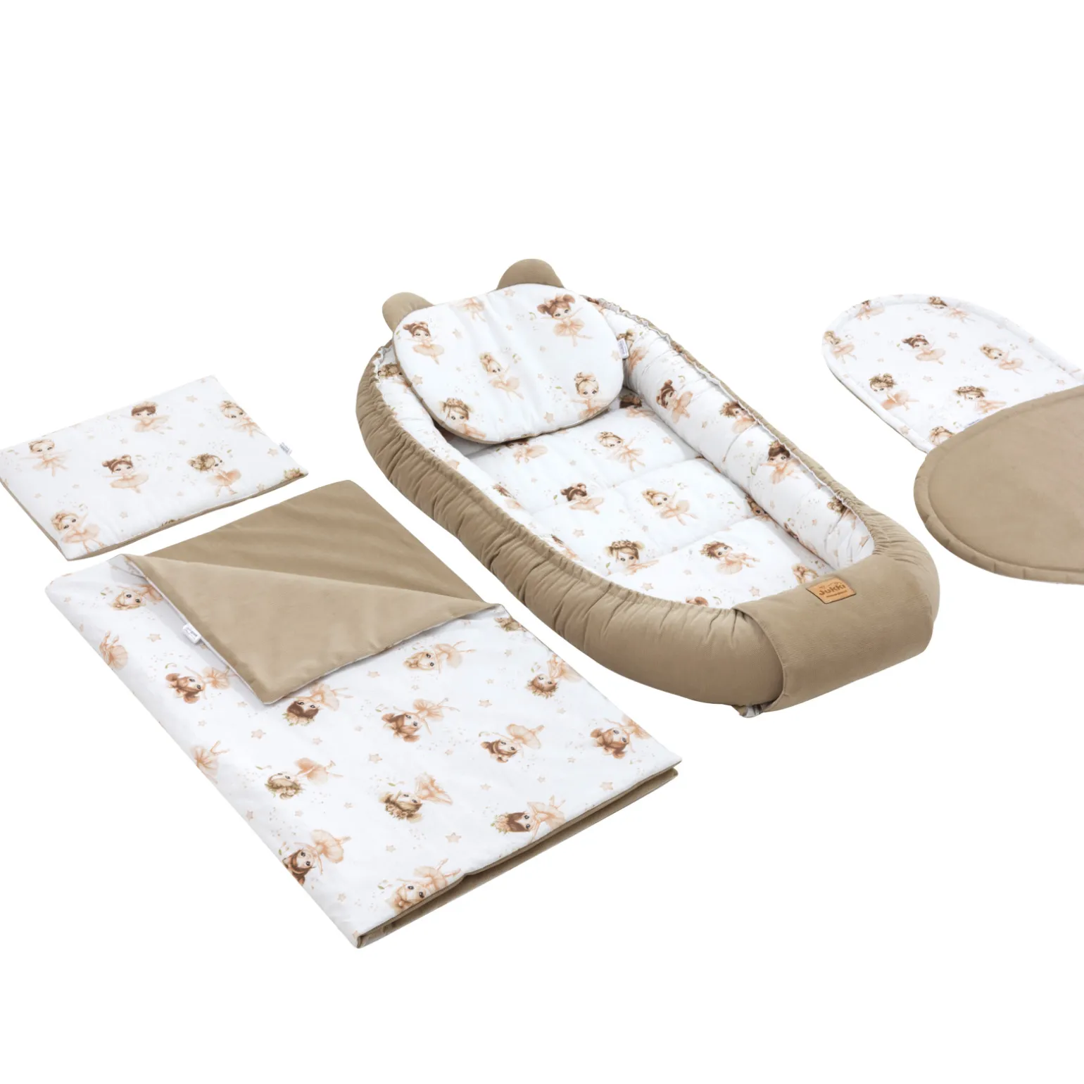 Zestaw 5 elementowy XXL - Prima Ballerina i Cappuccino Velvet