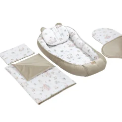 Zestaw 5 elementowy XXL - Swan Family i Cappuccino Soft Velvet