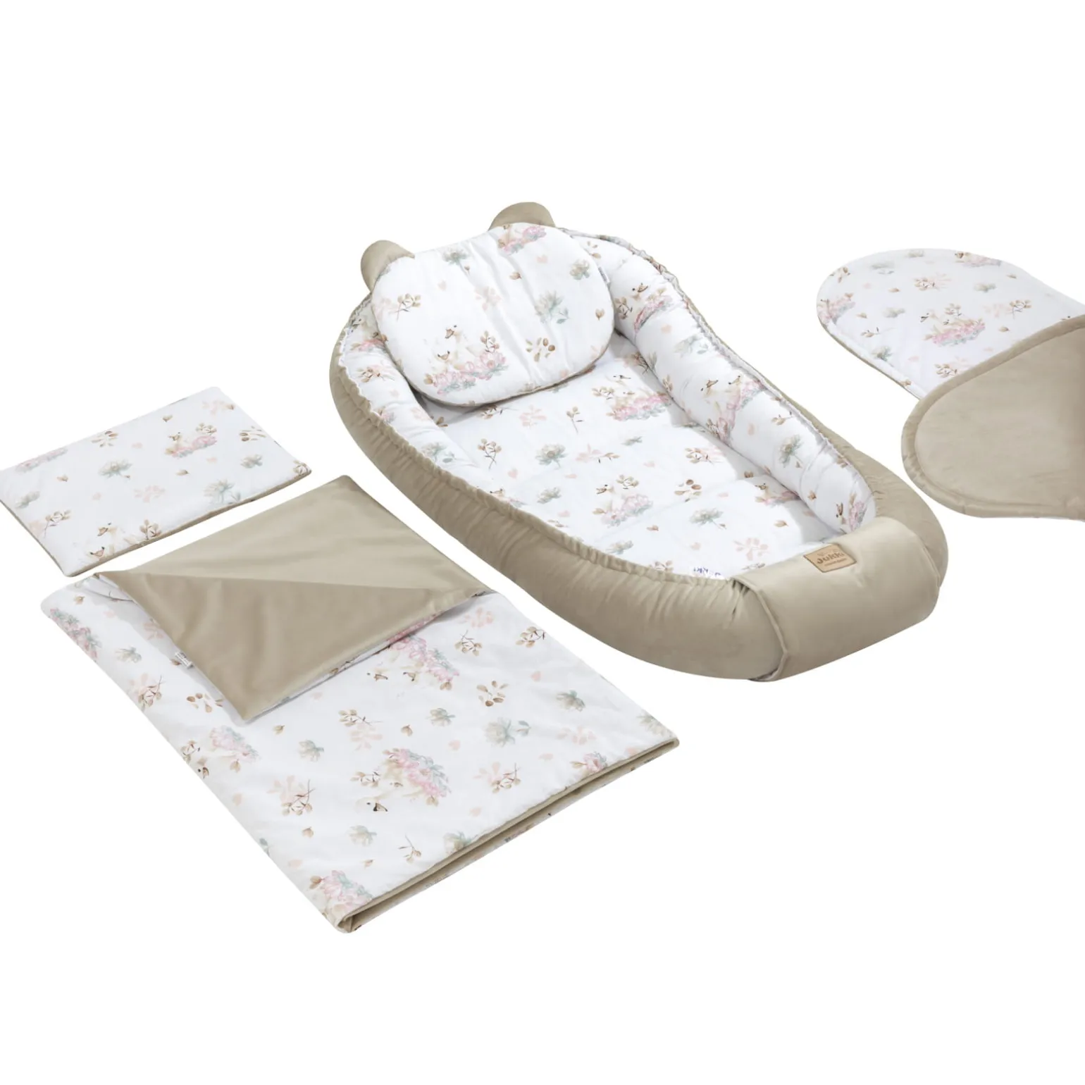 Zestaw 5 elementowy XXL - Swan Family i Cappuccino Soft Velvet