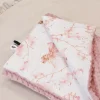 Zestaw przedszkolaka (kocyk z poduszką) - Little Fairy i Old Rose Minky