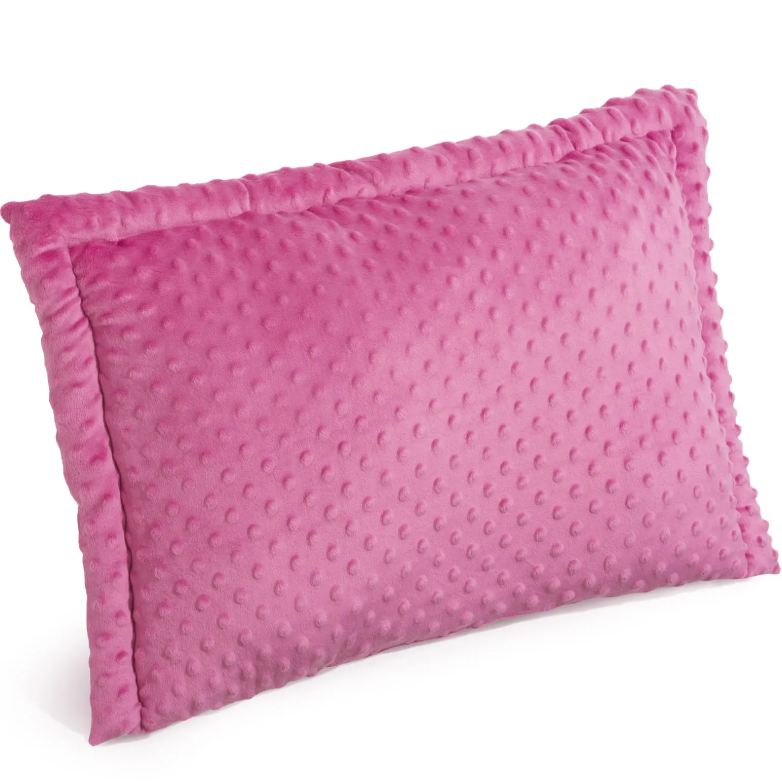 Zestaw przedszkolaka (kocyk z poduszką) - Super Puppy Pink i Purpurowe Minky