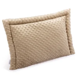 Zestaw przedszkolaka (kocyk z poduszką) - Retro Cartoon i Cappuccino Minky