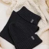 Zimowa czapka z wełny merino - GRAPHITE MELANGE