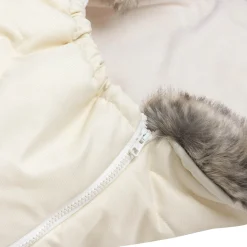 Zimowy śpiworek dziecięcy do wózka, gondoli i sanek - ECRU WINTER