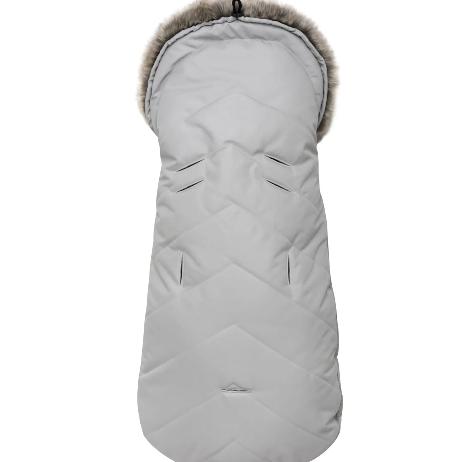 Zimowy śpiworek dziecięcy do wózka, gondoli i sanek - LIGHT GREY WINTER