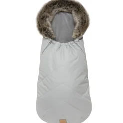 Zimowy śpiworek dziecięcy do wózka, gondoli i sanek - LIGHT GREY WINTER