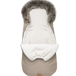 Zimowy śpiworek dziecięcy do wózka, gondoli i sanek - BEIGE WINTER