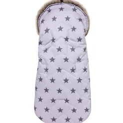 Zimowy śpiworek dziecięcy do wózka, gondoli i sanek - GREY STARS WINTER