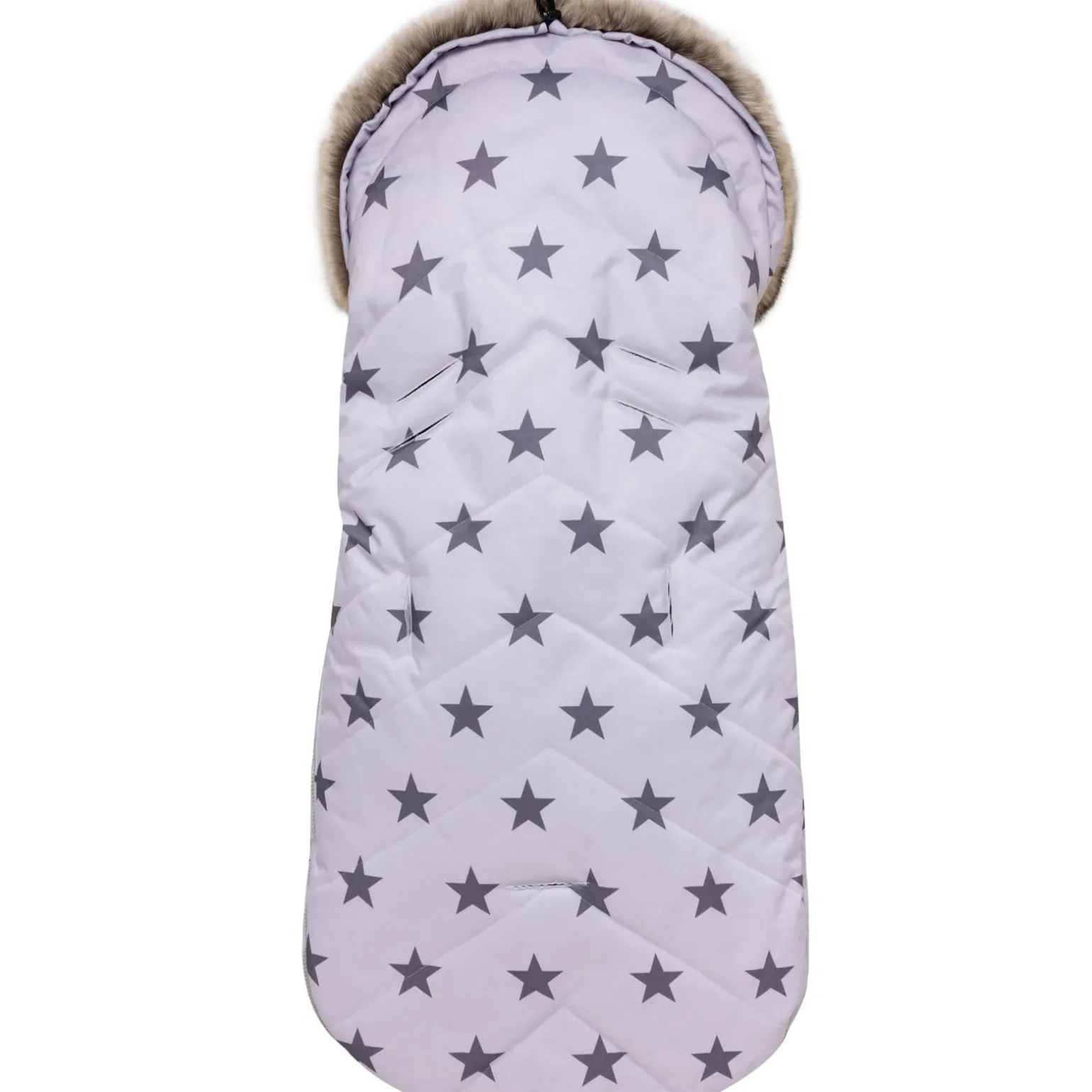 Zimowy śpiworek dziecięcy do wózka, gondoli i sanek - GREY STARS WINTER