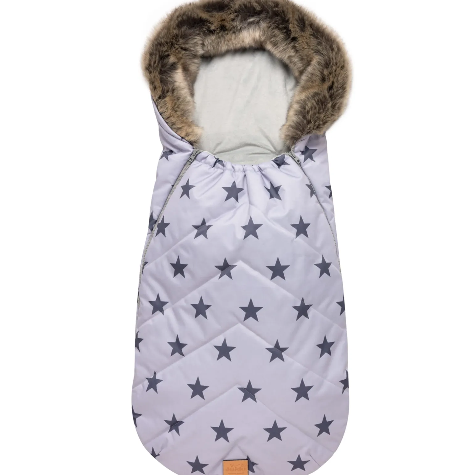 Zimowy śpiworek dziecięcy do wózka, gondoli i sanek - GREY STARS WINTER