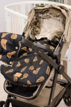 Zimowy śpiworek dziecięcy do wózka, gondoli i sanek - GOLD WINGS WINTER