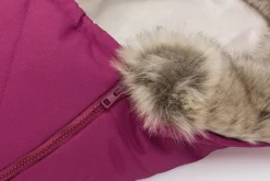 Zimowy śpiworek dziecięcy do wózka, gondoli i sanek - BURGUNDY WINTER
