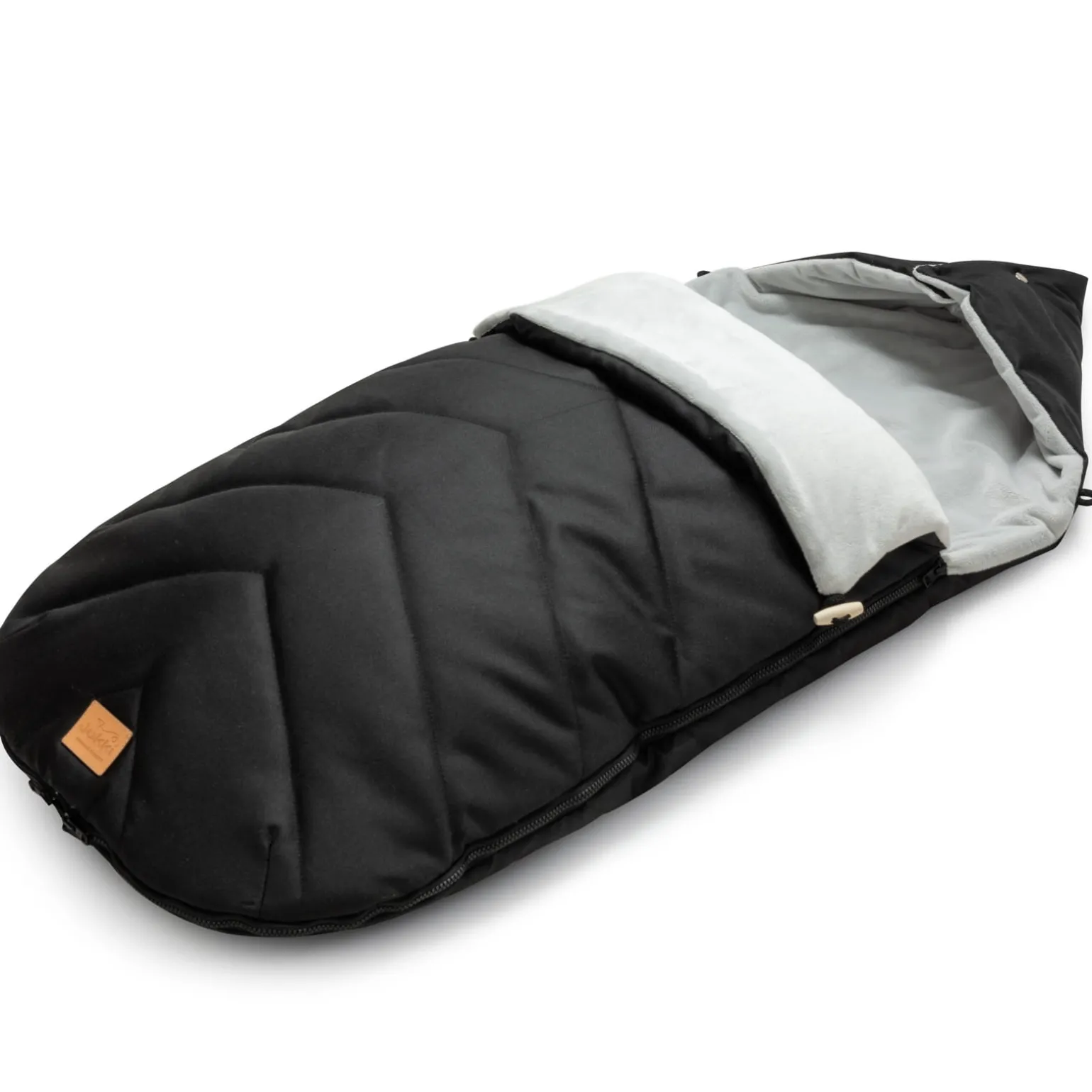 Zimowy śpiworek dziecięcy XL – do wózka, gondoli i sanek - BLACK WINTER