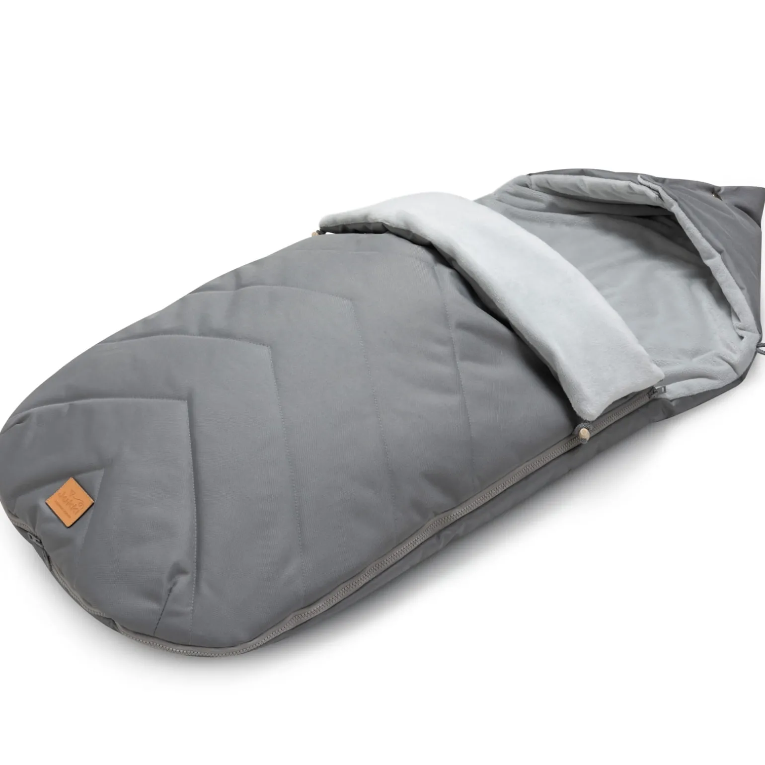 Zimowy śpiworek dziecięcy XL – do wózka, gondoli i sanek - GREY WINTER
