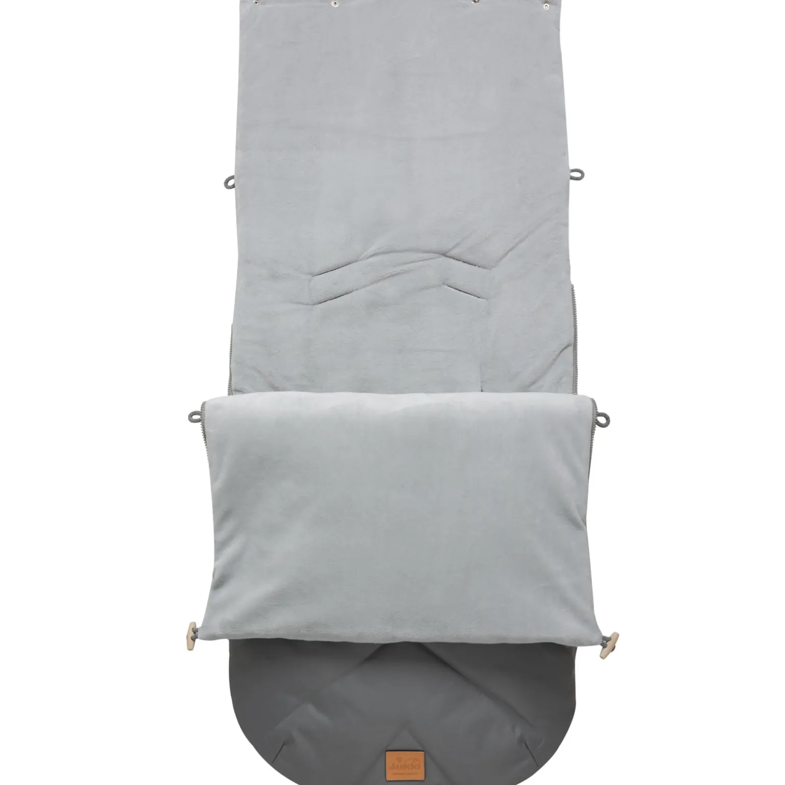 Zimowy śpiworek dziecięcy XL – do wózka, gondoli i sanek - GREY WINTER